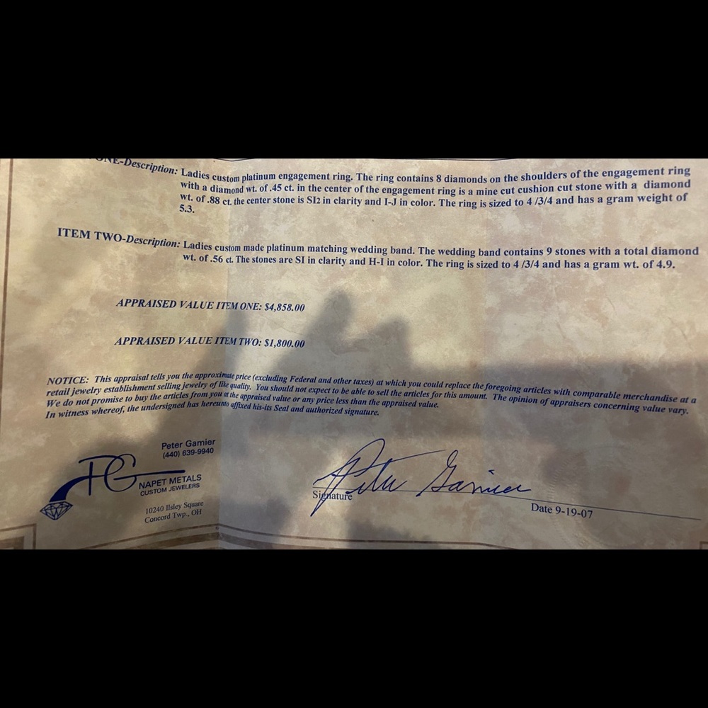 Bridal Ring Set - image 3